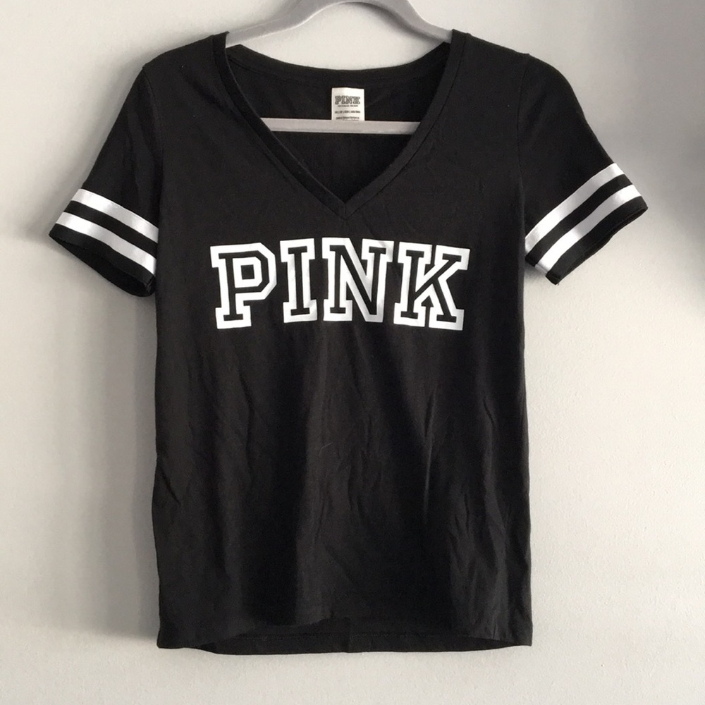 NWOT V neck PINK shirt!